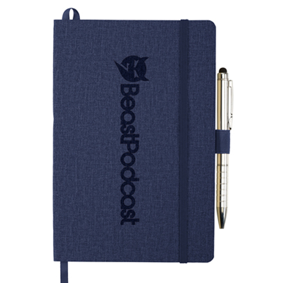 5.5" x 8.5" Heathered Soft Bound JournalBook - Padfolios, Journals & Jotters