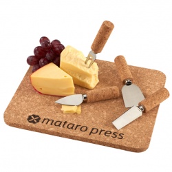 5 Piece Cork Cheese Platter