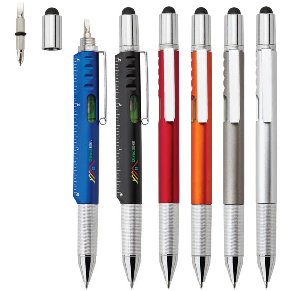 6-in-1 Ballpoint Pen - Pens Pencils Markers