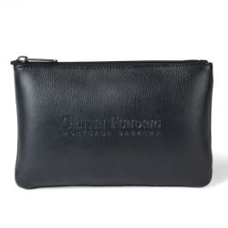 Travis & Wells Leather Zippered Pouch
