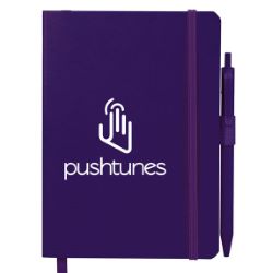 5 x 7 Hue Soft Bound Notebook with Pen