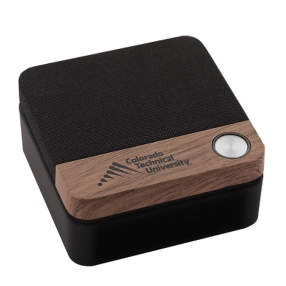 Wood Accented Bluetooth Speaker - Technology