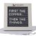 Cipher Wood Frame With Plastic Letter Board - Awards Motivation Gifts