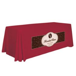 6 Ft Stain-Resistant 4-Sided Table Throw