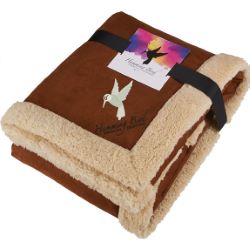 Appalachian Sherpa Blanket with Full Color Card