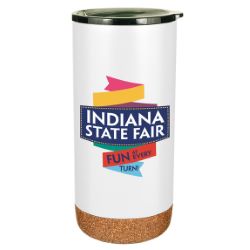 16 oz. Double Wall Stainless Tumbler with Cork Bottom
