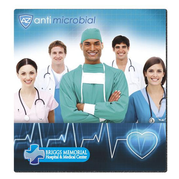 7-1/2" x 8" Antimicrobial Mouse Pad - Awards Motivation Gifts