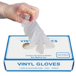 Large Pair of Vinyl Gloves