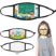 100% Polyester Children's Full Color Face Mask - Health Care & Safety Fitness Products