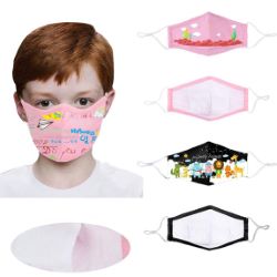 Reusable 3-Ply Full Color Children's Face Mask