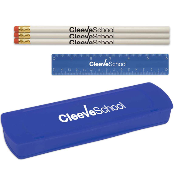 Imprinted USA Back to School Kit - Pens Pencils Markers