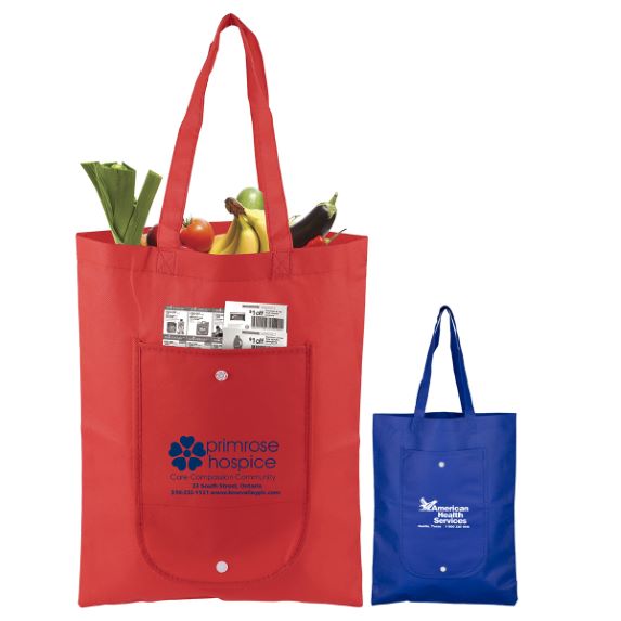 Budget Friendly Non-Woven Fold-Up Tote Bag - Bags