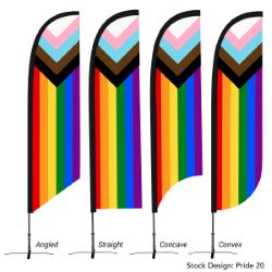 Custom Feather Pride Flag